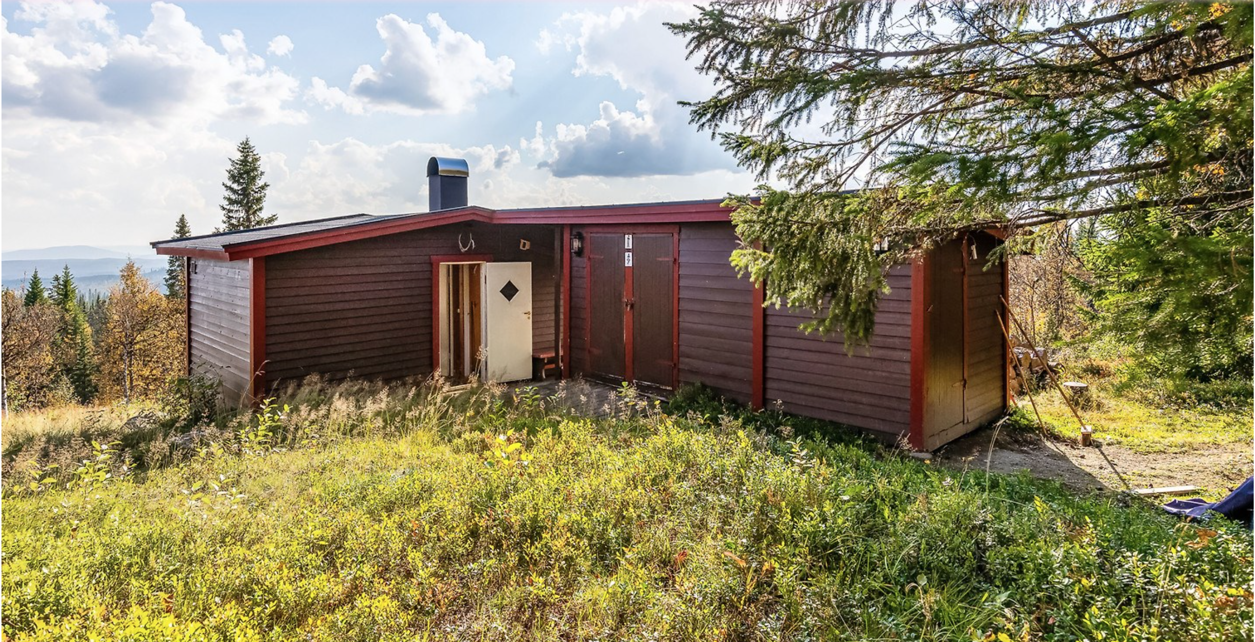 Särvfjället, Härjedalen — terrace in winter
